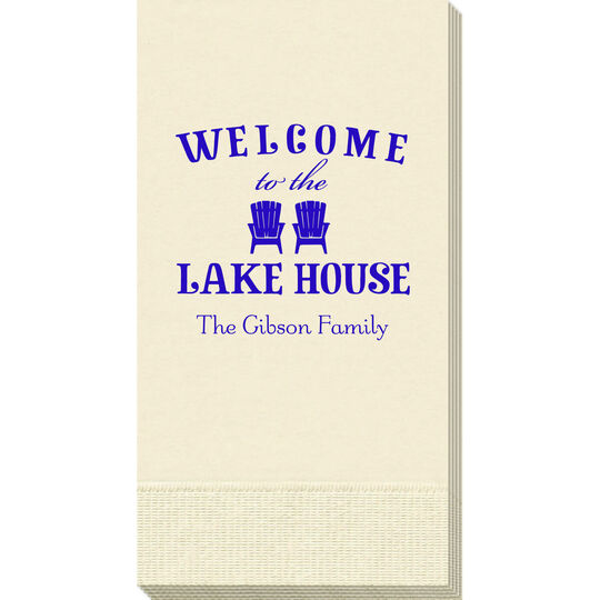 Welcome to the Lake House Guest Towels